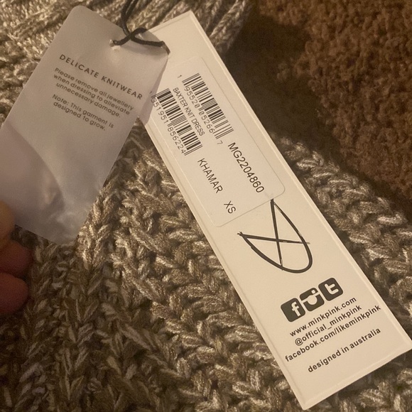 Nwt- MINKPINK- Baxter Knit Dress - Picture 16 of 16